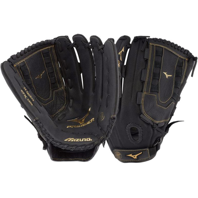 Guante Softbol Mizuno GPM1405 Negro 312794R 14 in ADULTO