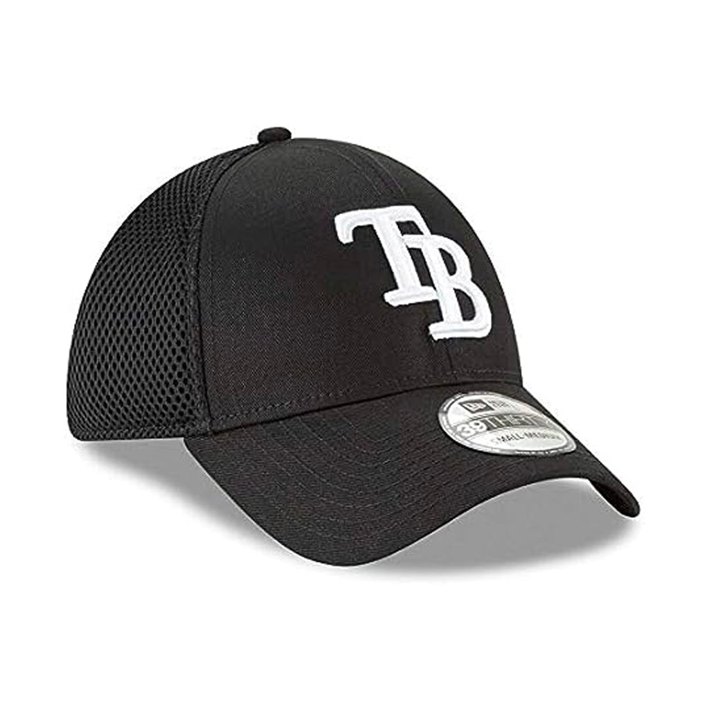 Gorra Beisbol Softbol New Era 39Thirty Rays Tampa Bay Negro