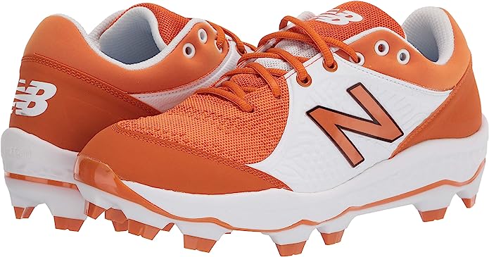Spikes Beisbol Softbol New Balance PL3000TO5 Naranja Blanco