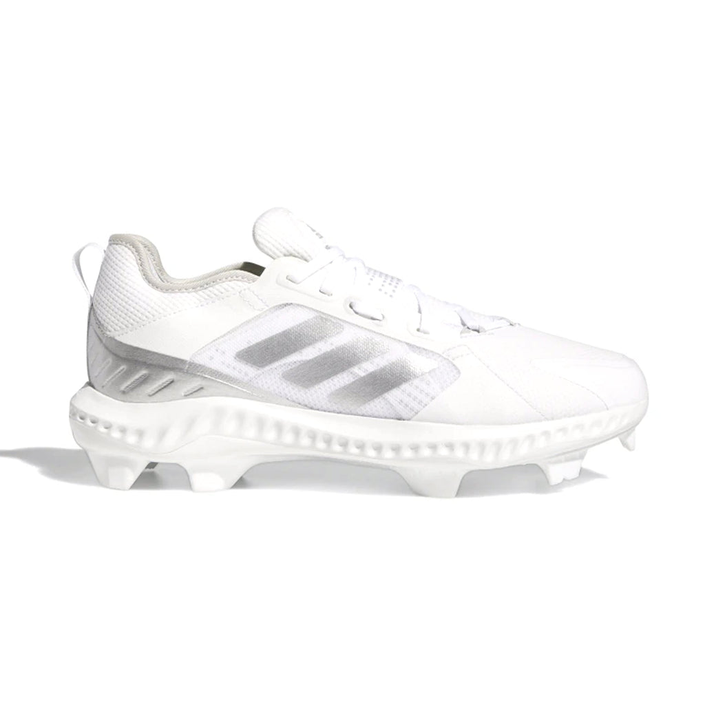 Spikes Beisbol Softbol Adidas Purehustle TPU Modelo 2022 Blanco Dama