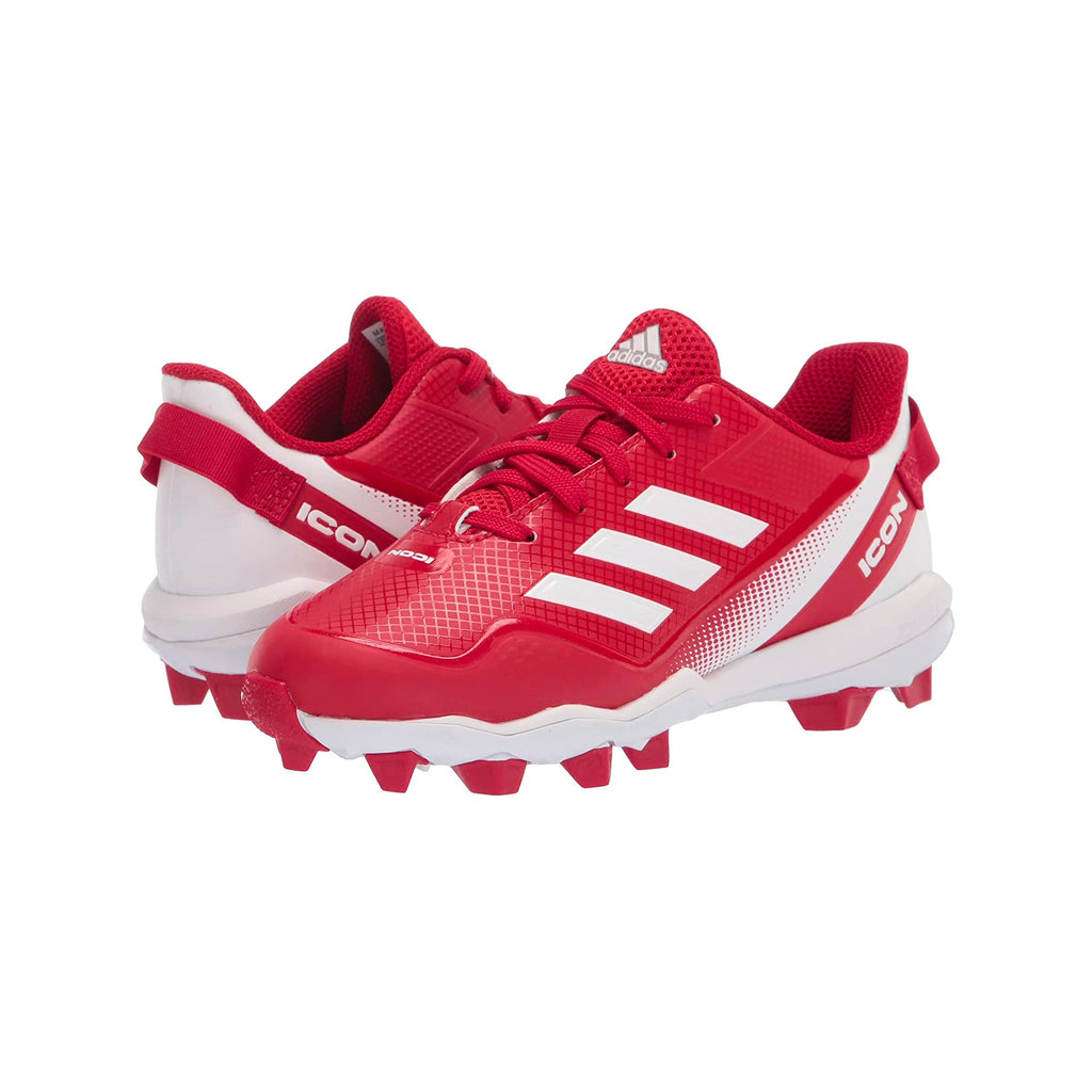 Spikes Beisbol Softbol Adidas Icon 7 MD Rojo INFANTIL