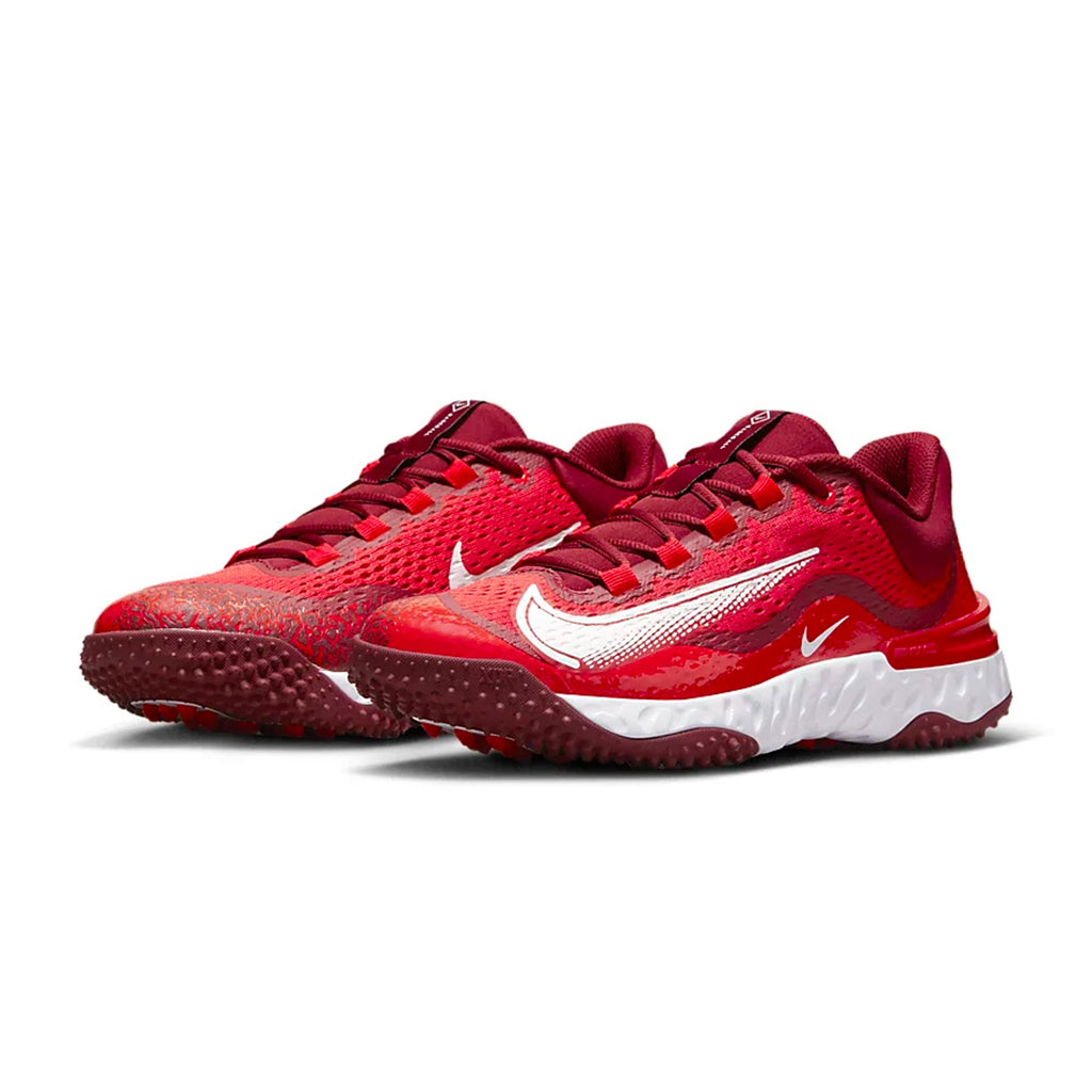 Tenis de Entrenamiento Beisbol Softbol Nike Alpha Huarache Elite 4 Turf Rojo