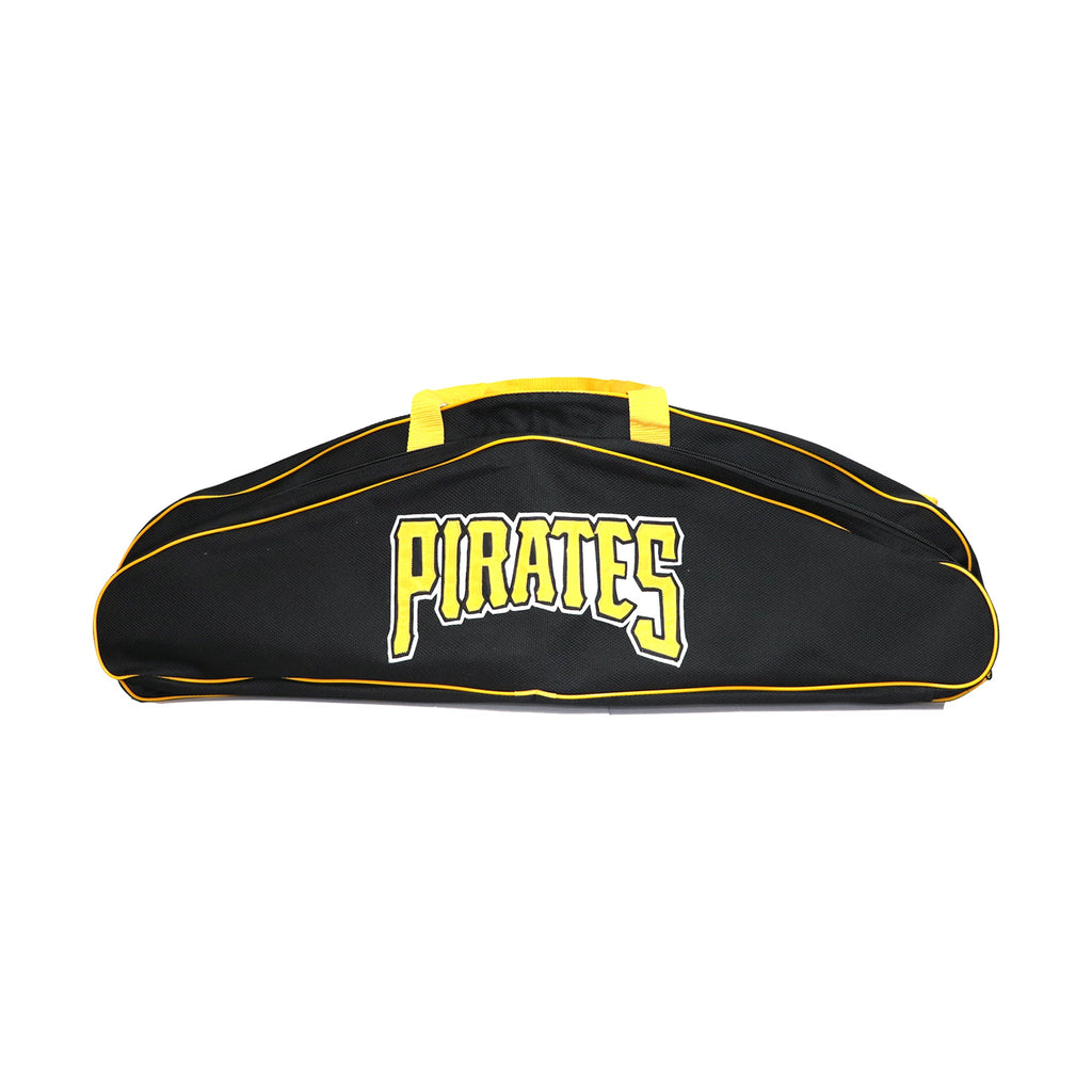 Batera Beisbol Piratas Negro Letra Amarilla Doble ADULTO