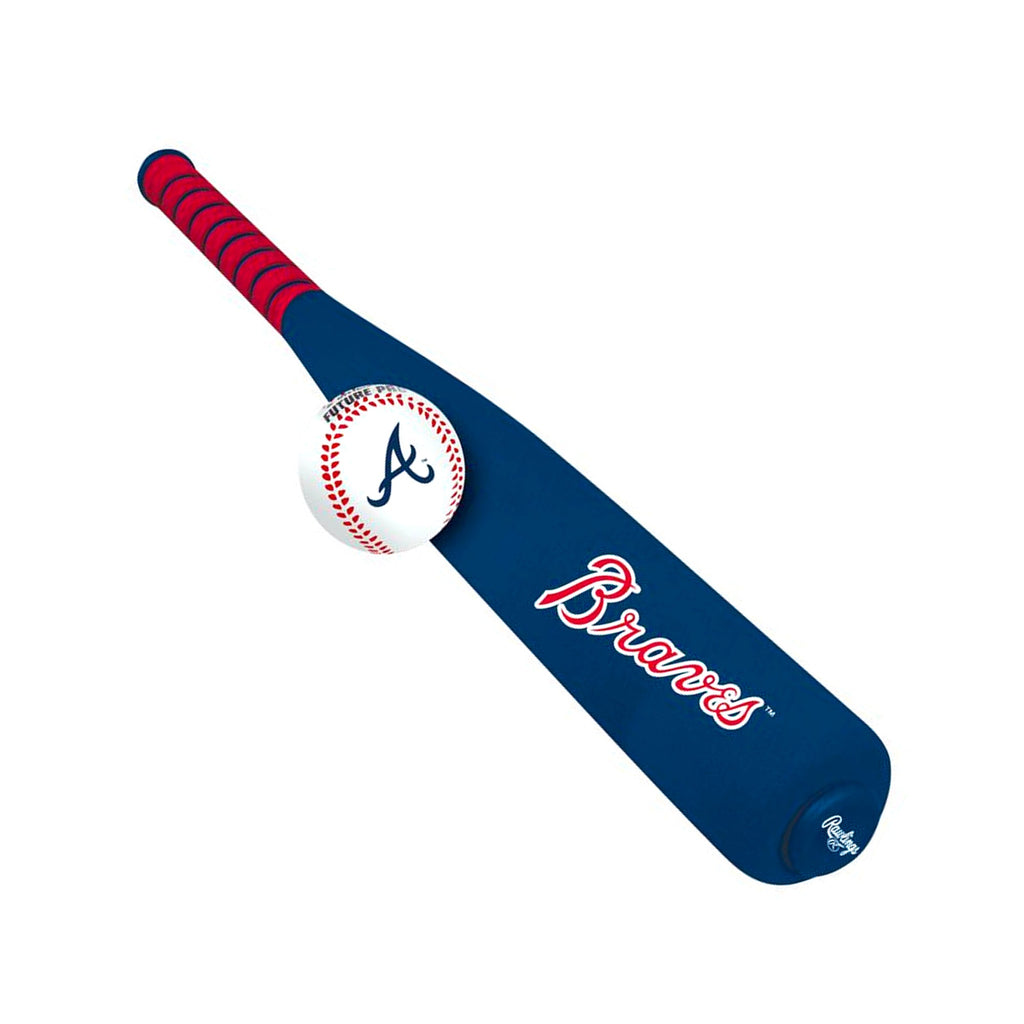 Bat Beisbol Recreativo de Fomy y Pelota Rawlings Bravos 3 a 5 años
