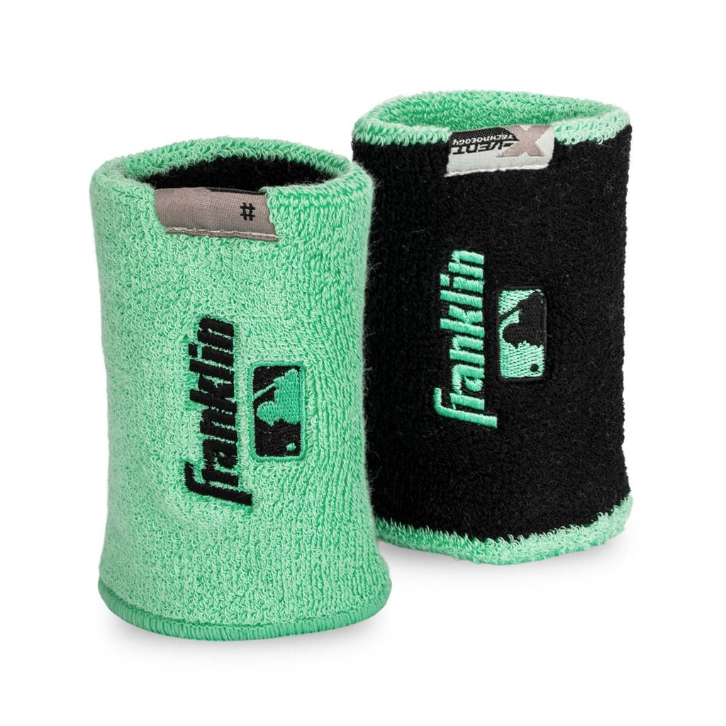 Muñequeras Franklin 4 in MLB X-Vent Reversible Menta Marino