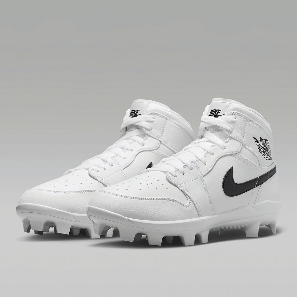 Spikes Beisbol Softbol Air Jordan 1 Retro MCS Blanco