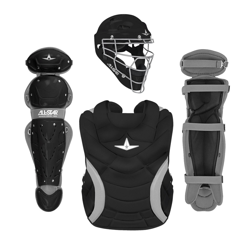 Arreos Equipo Catcher Softbol All Star Heiress Negro DAMA (12-16 años)