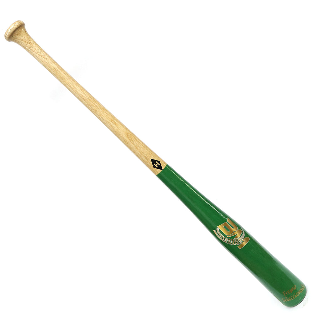 Bat Beisbol Madera Fresno Beisbolmania Natural Verde