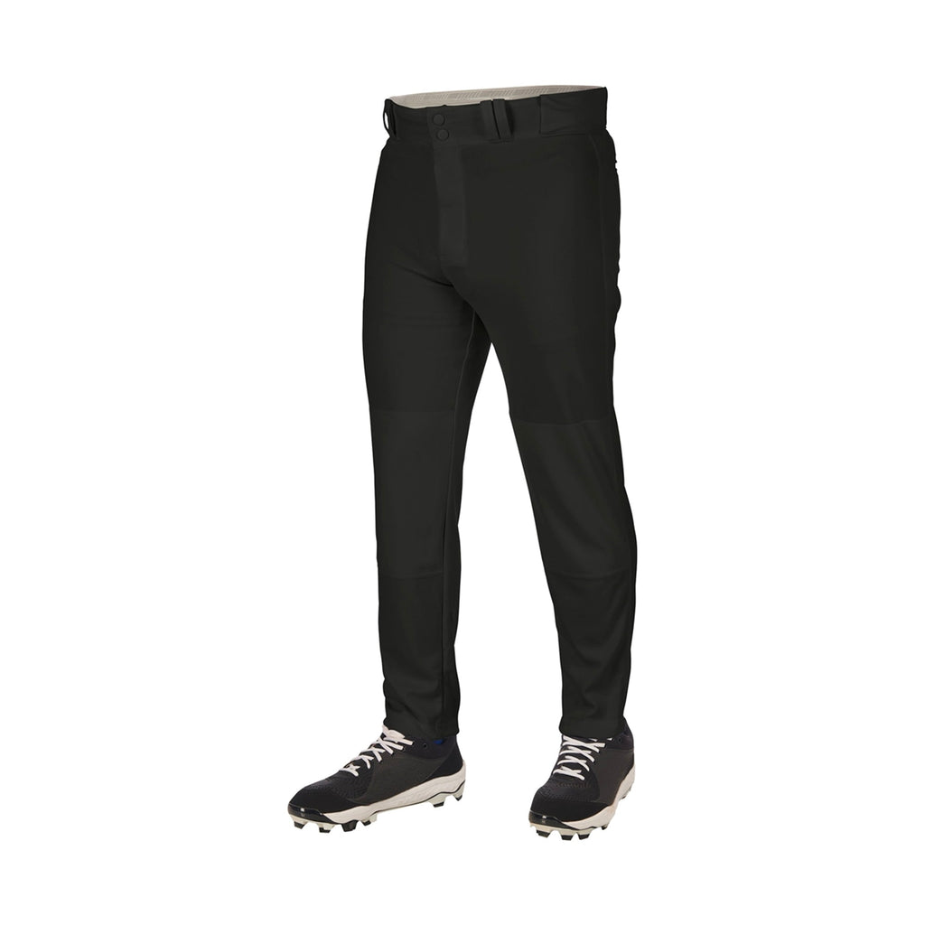 Pantalon Beisbol Softbol Champro Triple Corona 2 Slim fit BP64 Negro Largo Infantil