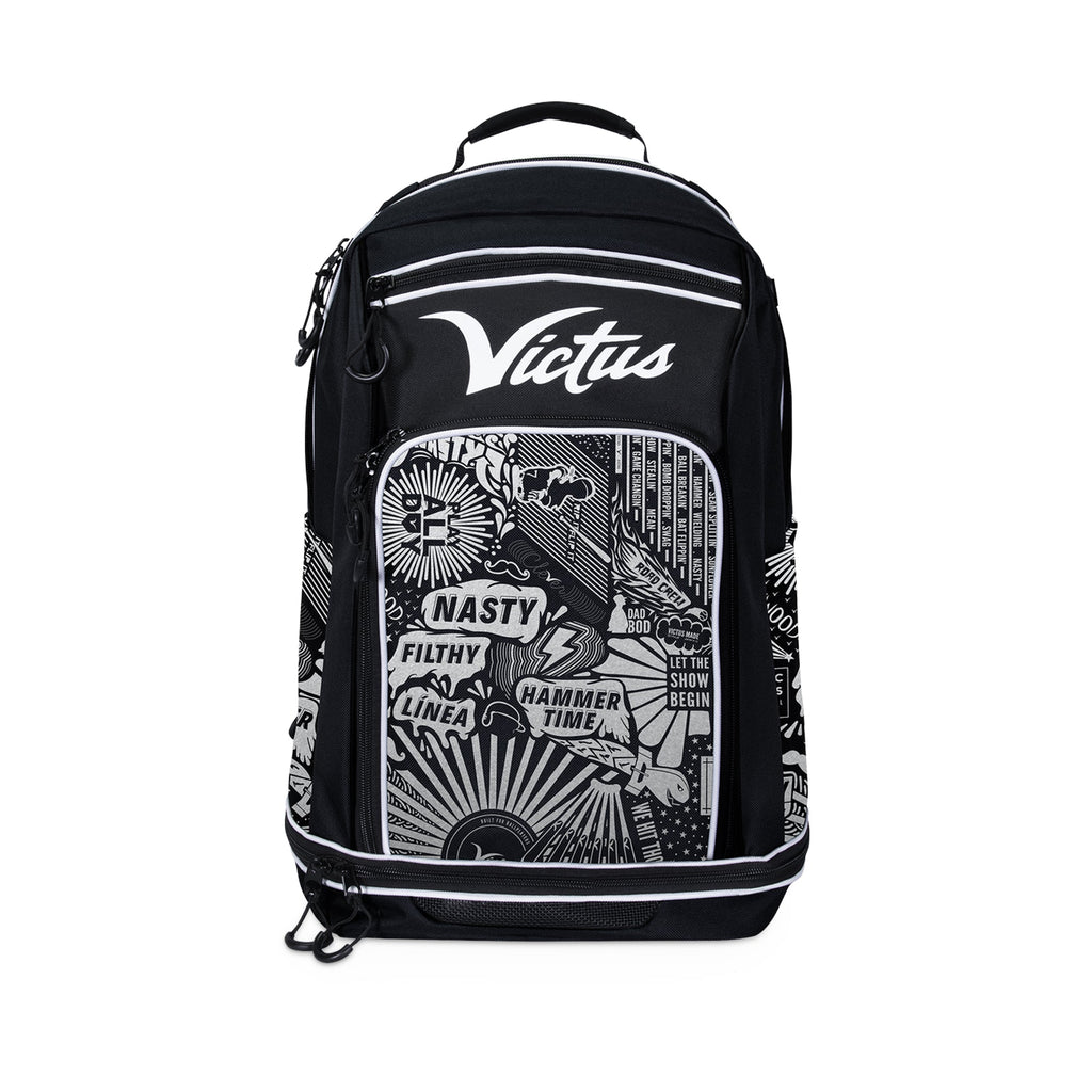 Back Pack Beisbol Softbol Victus DNA Negro ADULTO