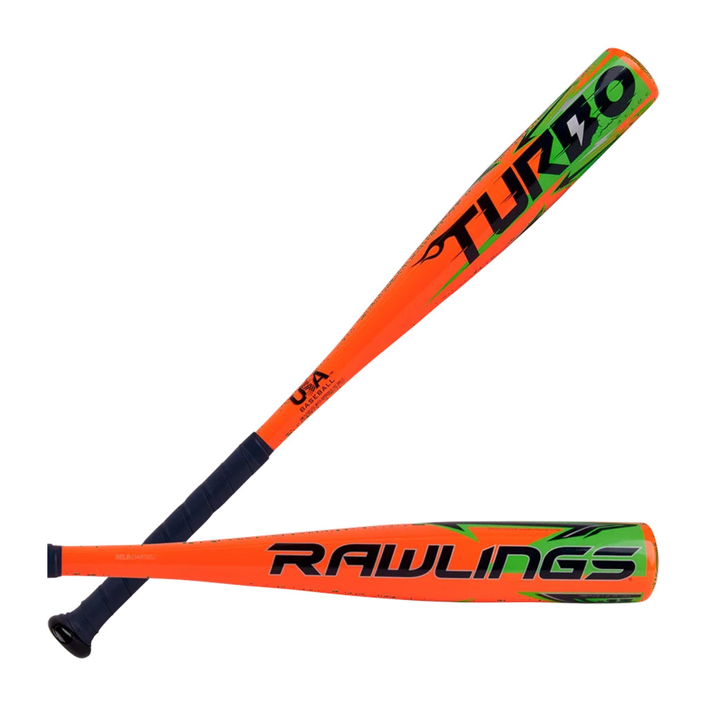 Bat Beisbol Rawlings Turbo Sello USA  (-13) Aluminio 3 a 5 años