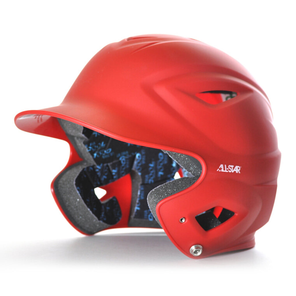 Casco Beisbol Softbol All Star S7 Rojo Mate Ajustable (6 1/2 - 7 1/2)