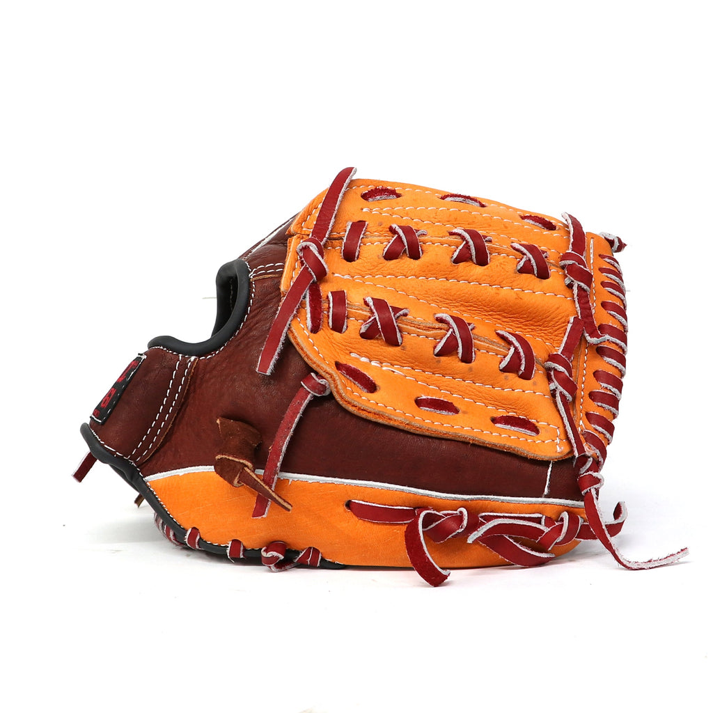 Guante Beisbol Softbol Gema 461 Marrón Naranja 12.5 in ADULTO