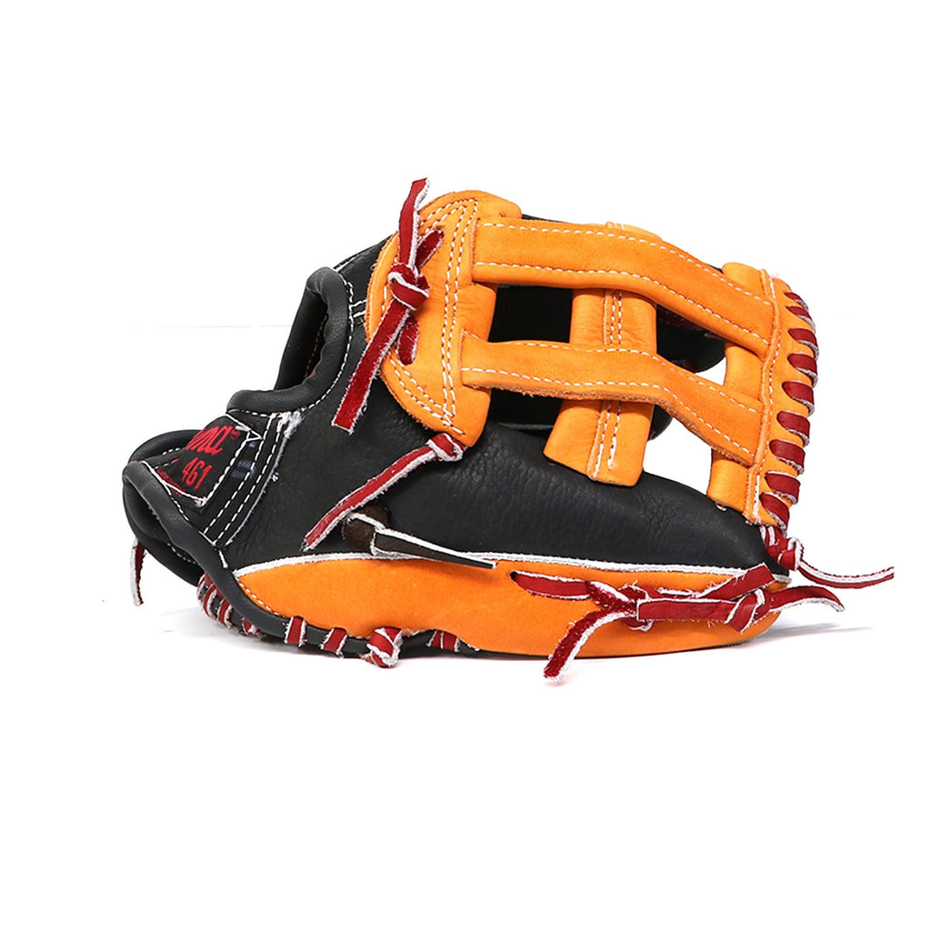 Guante Beisbol Softbol Gema 461 Negro Naranja 12.5 in ADULTO