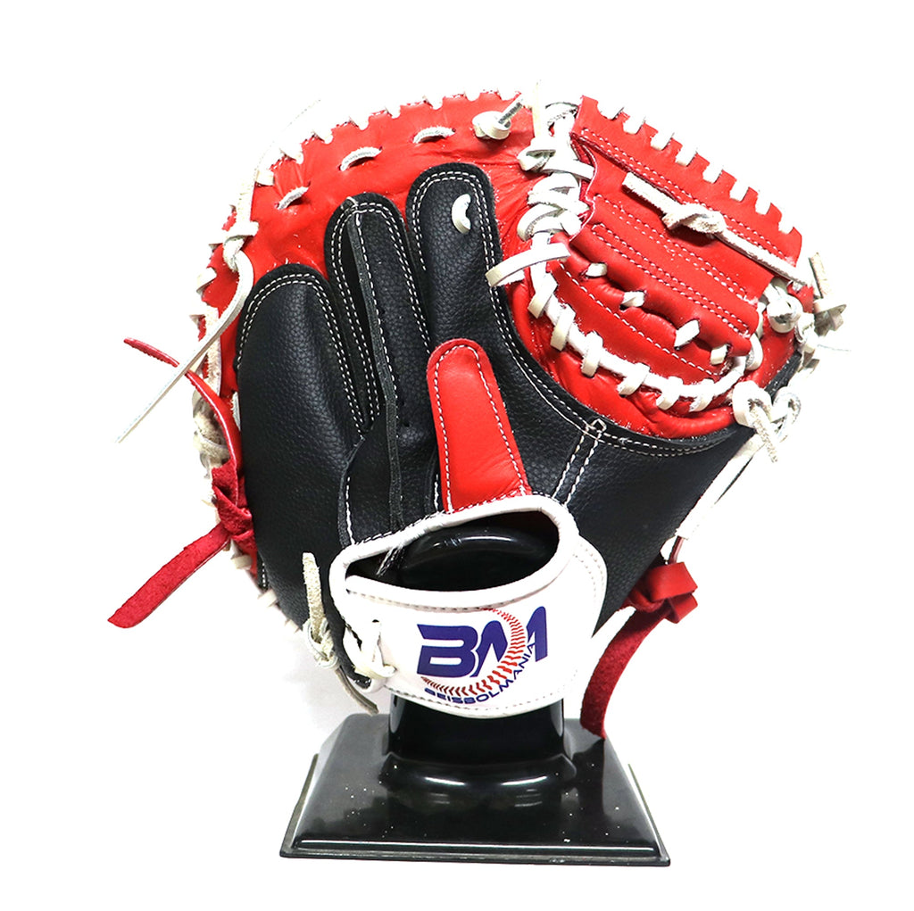 Guante Para Catcher Beisbol Beisbolmania R3400 Rojo 34 in ADULTO