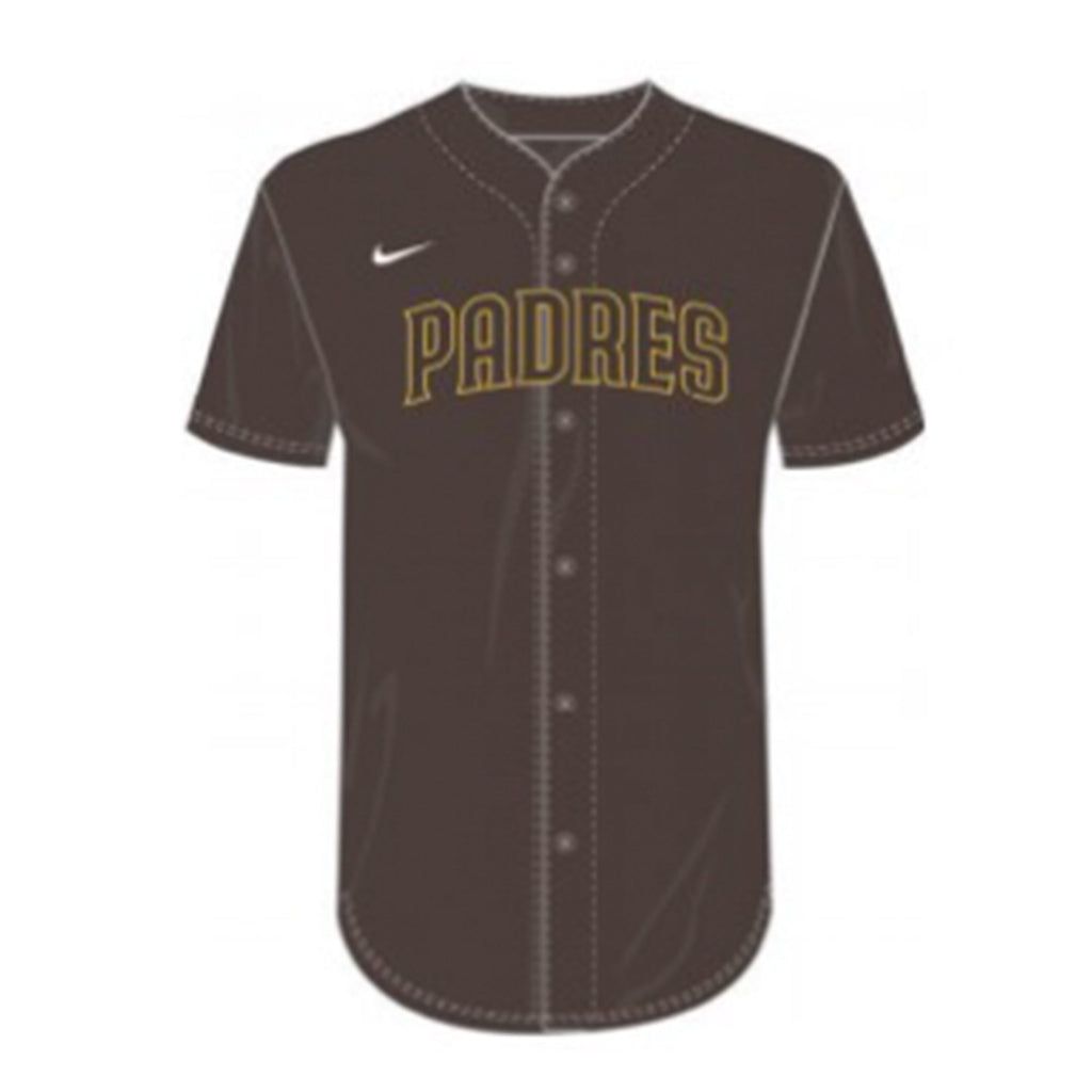 Jersey Camisola DRI-FIT Beisbol Fanatics Padres San Diego Café INFANTIL