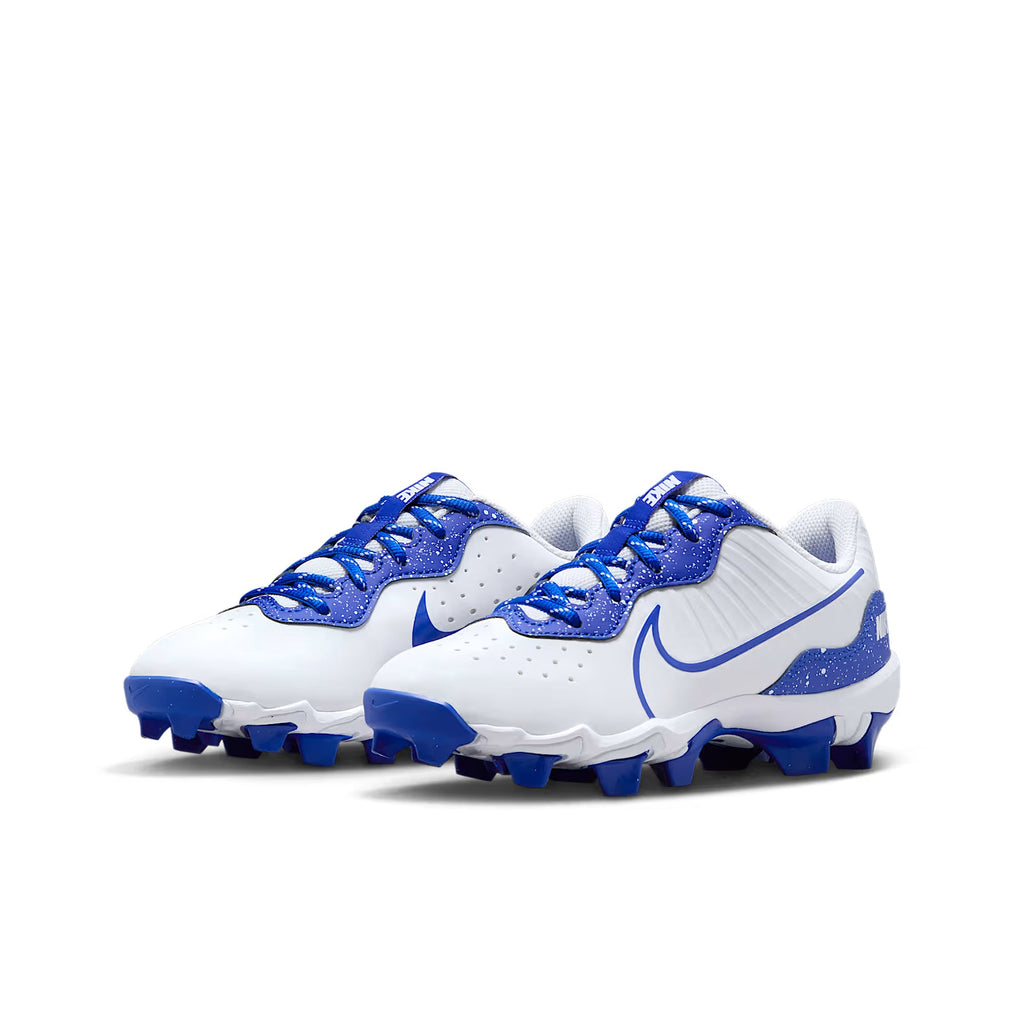 Spikes Beisbol Softbol Nike Alpha Huarache 4 Keystone Blanco Azul INFANTIL