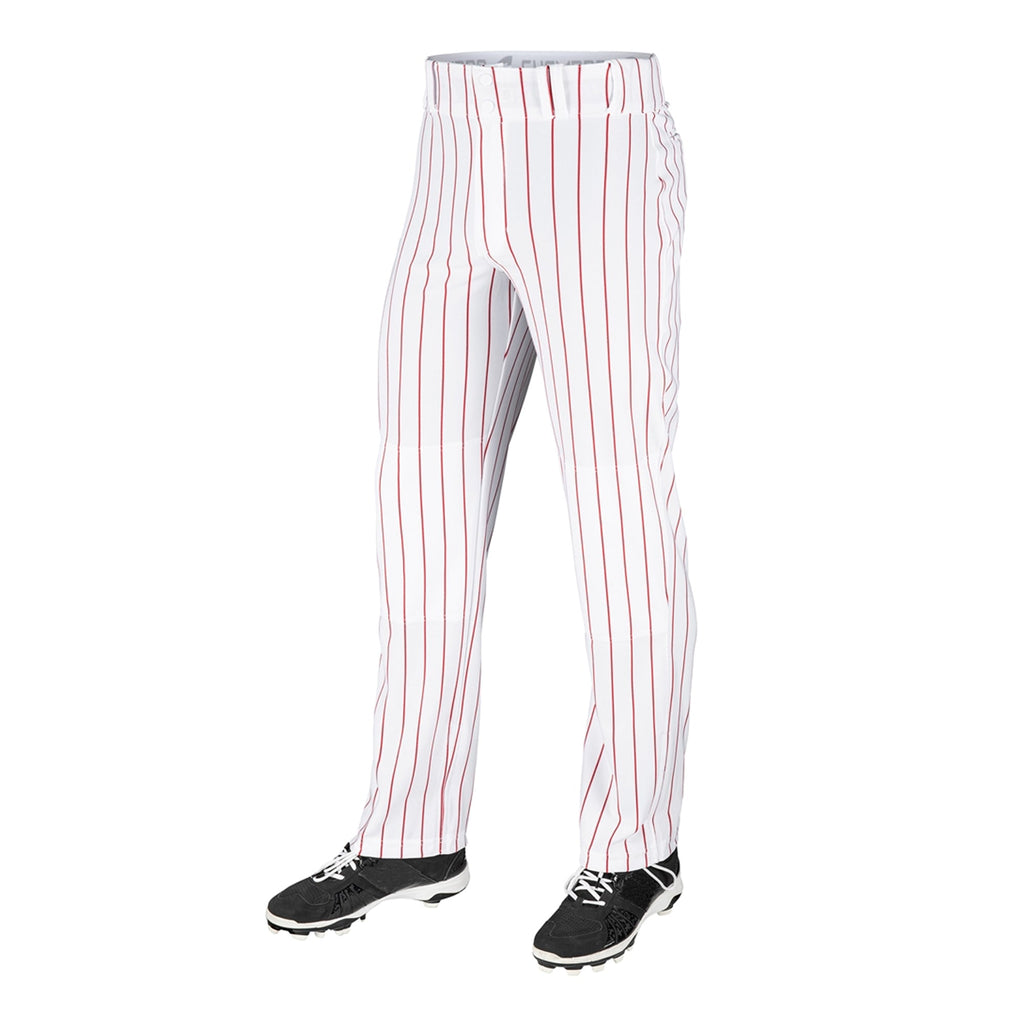 Pantalon Beisbol Champro Blanco Rayas Rojo Largo Triple Crown BPPINU Adulto