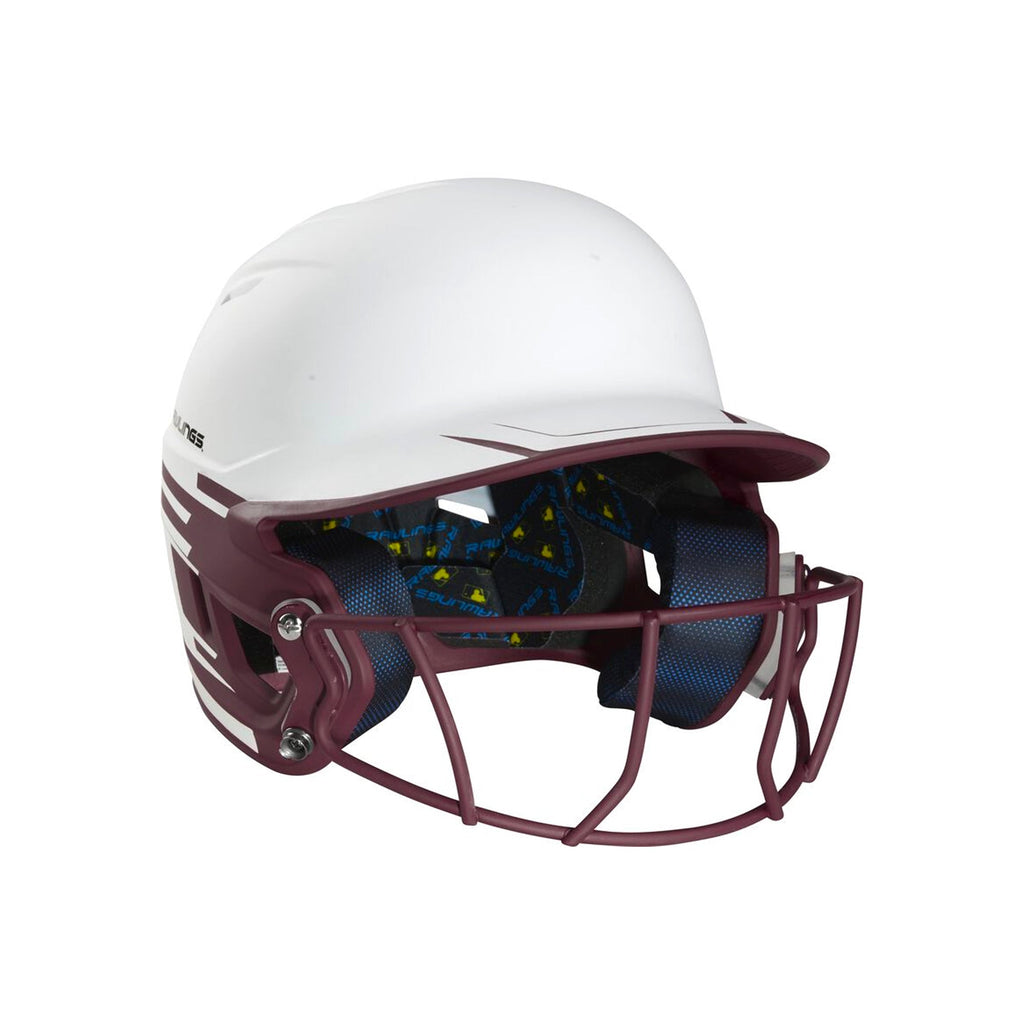 Casco Softbol Rawlings Mach Ice Bordó ADULTO