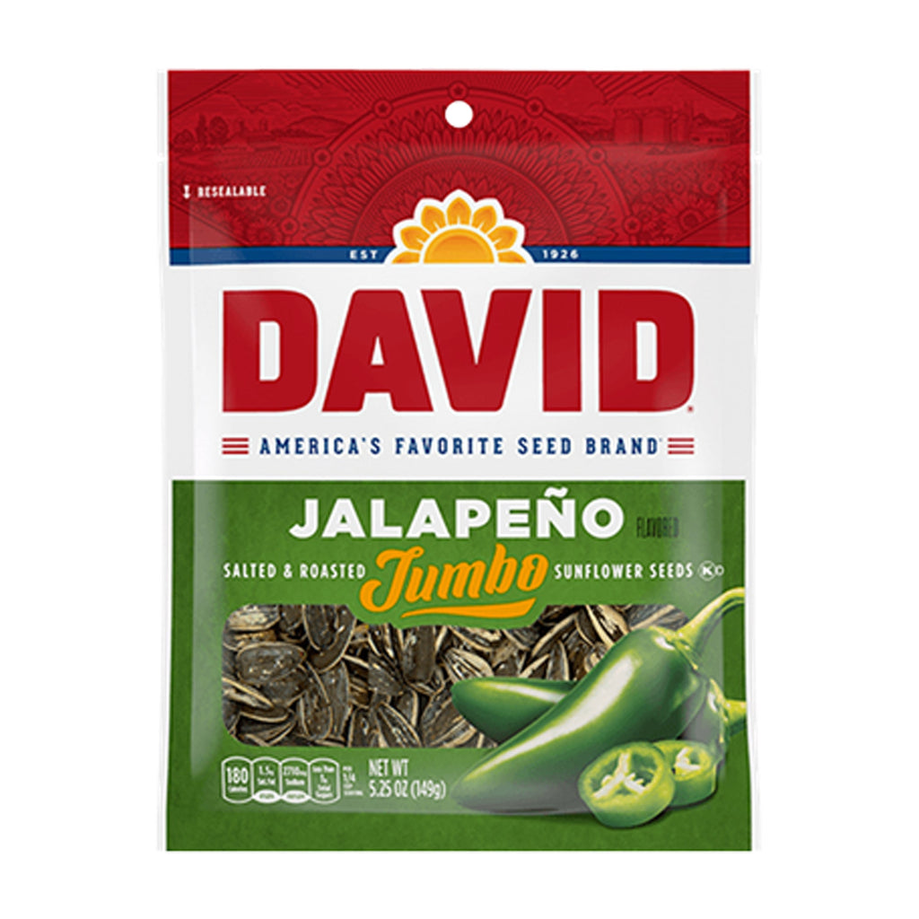 Semillas de Girasol Jumbo David Jalapeño 5.25 Oz