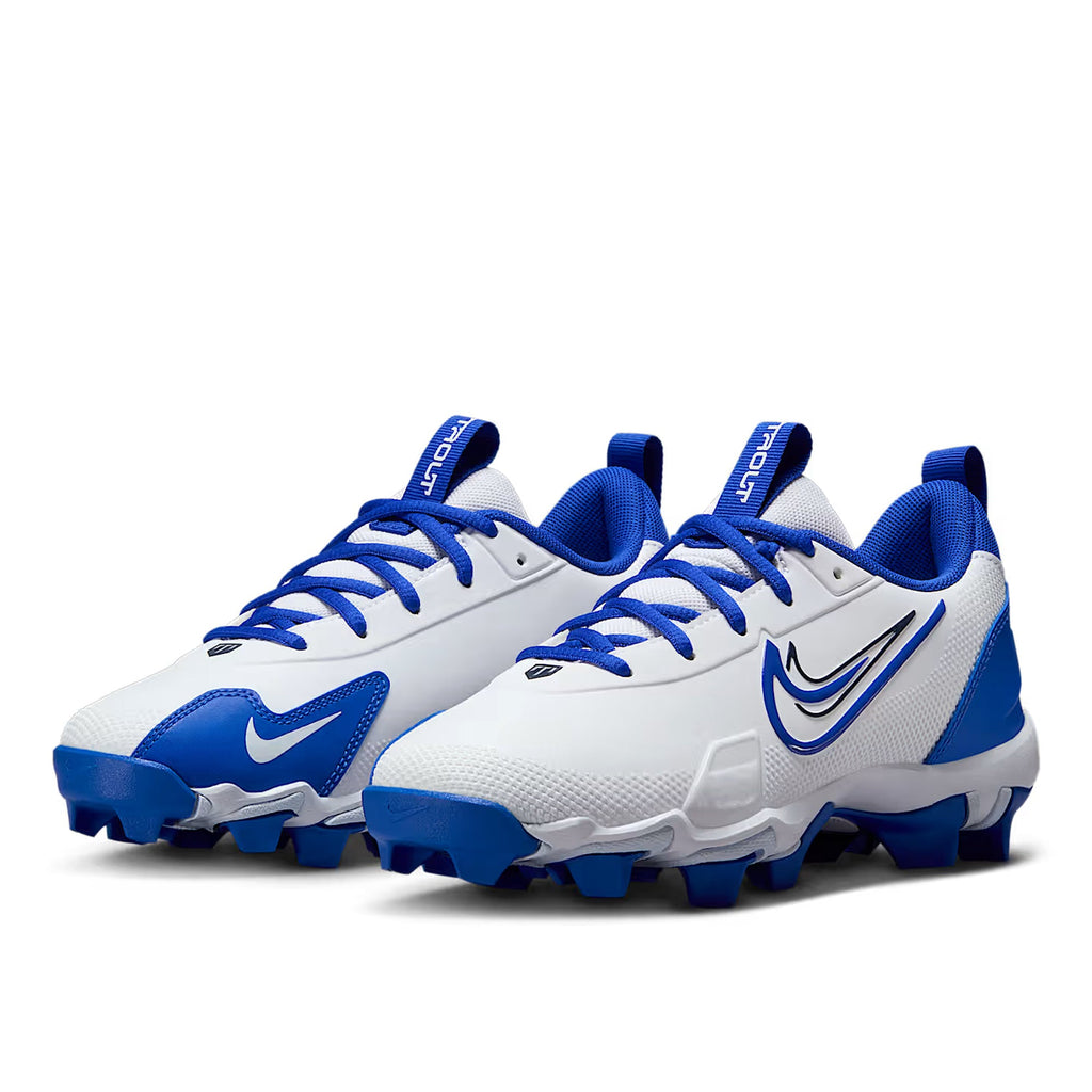 Spikes Beisbol Softbol Nike Force Trout 9 Keystone Blanco Azul INFANTIL