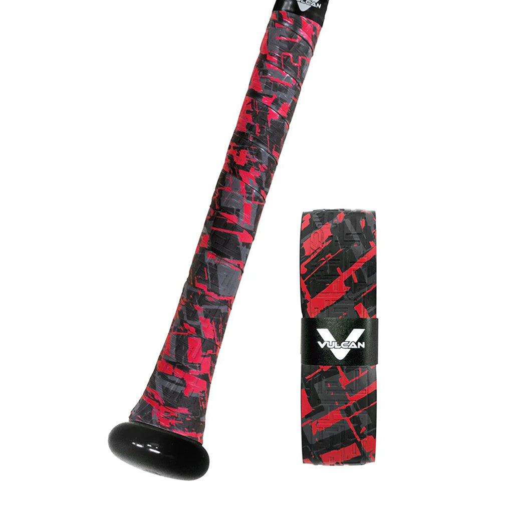 Bat Grip Beisbol Softbol Vulcan CAMU ROJO 1.75 MM