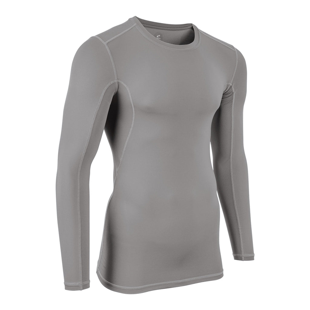 Licra Manga Larga Beisbol Softbol Champro CJ3AGR Gris ADULTO
