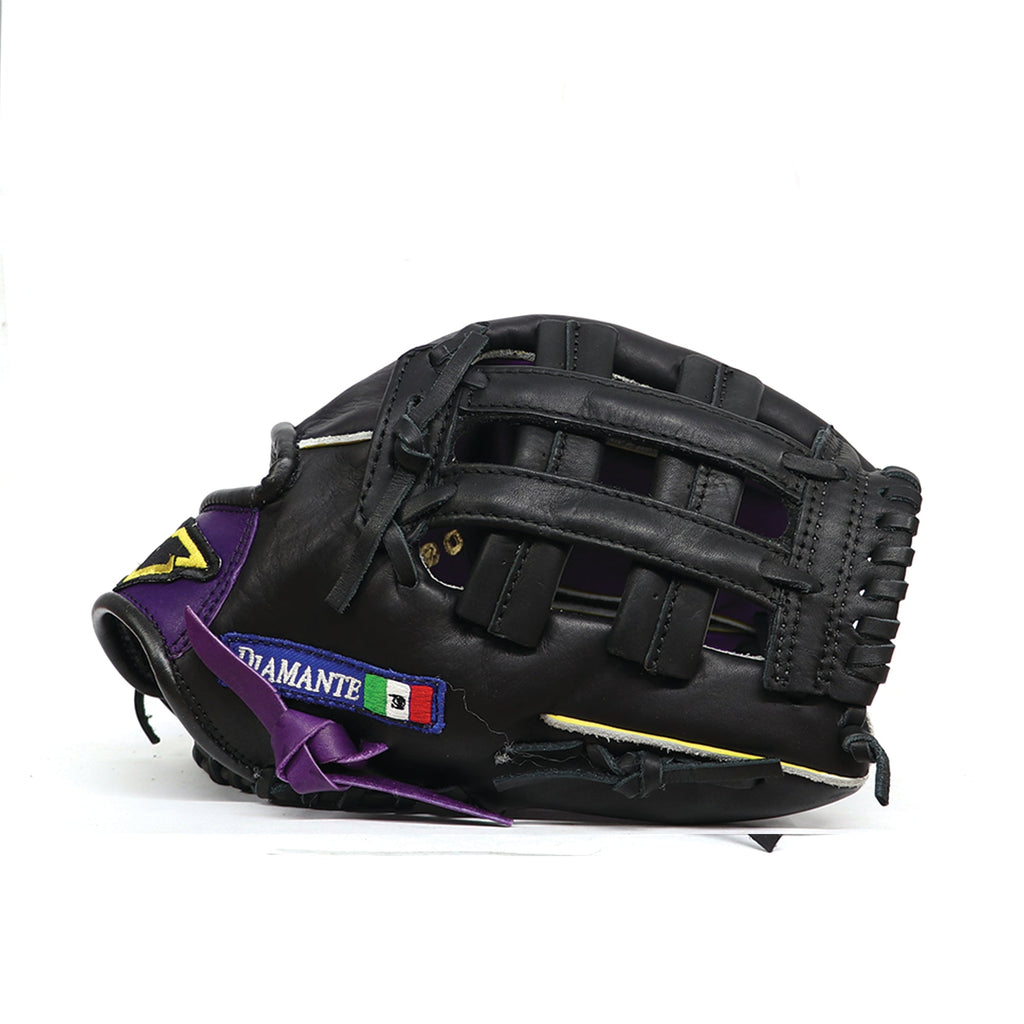 Guante Beisbol Diamante XL790 DMNTEXL790NGOMDO13 Negro Morado 13 In