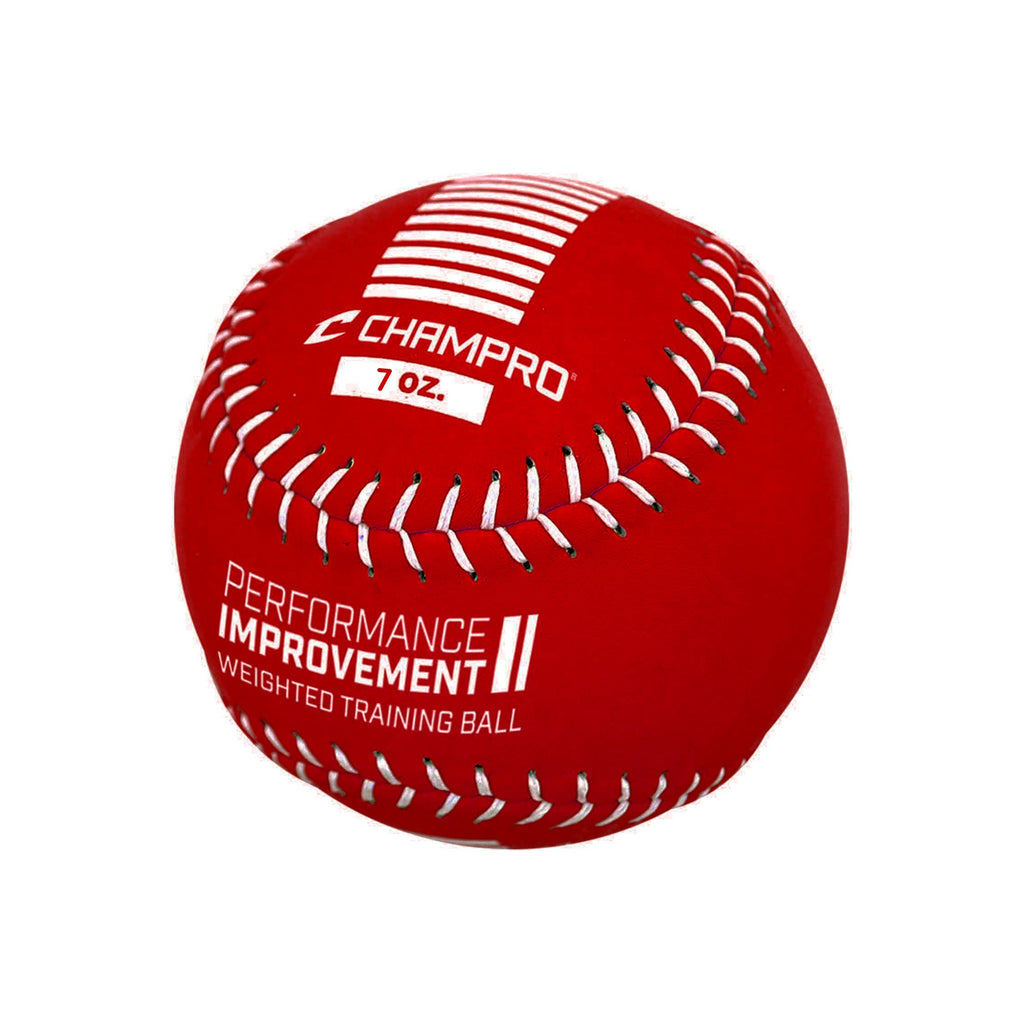 Pelota de Peso Entrenamiento Beisbol Champro Rojo 7 Oz
