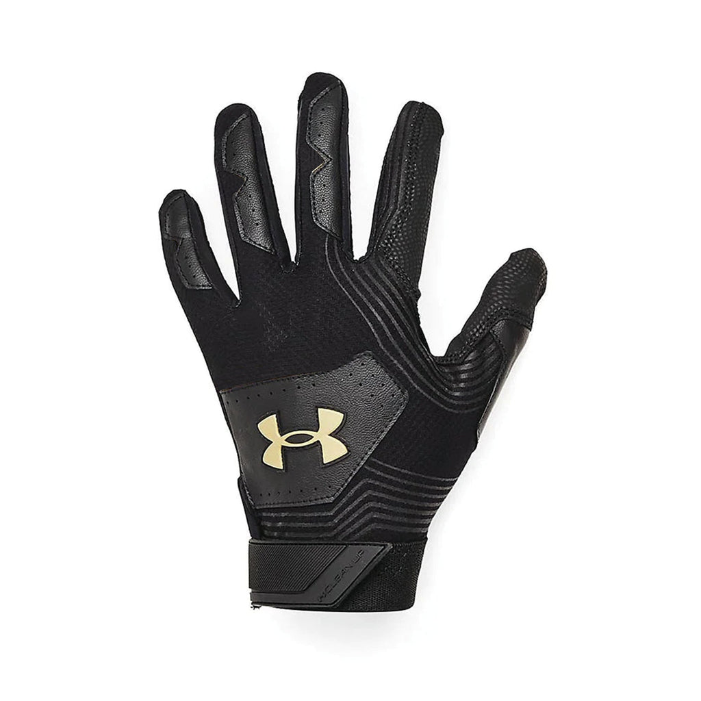 Guanteletas Beisbol Softbol Under Armour Clean Up Negro Dorado ADULTO
