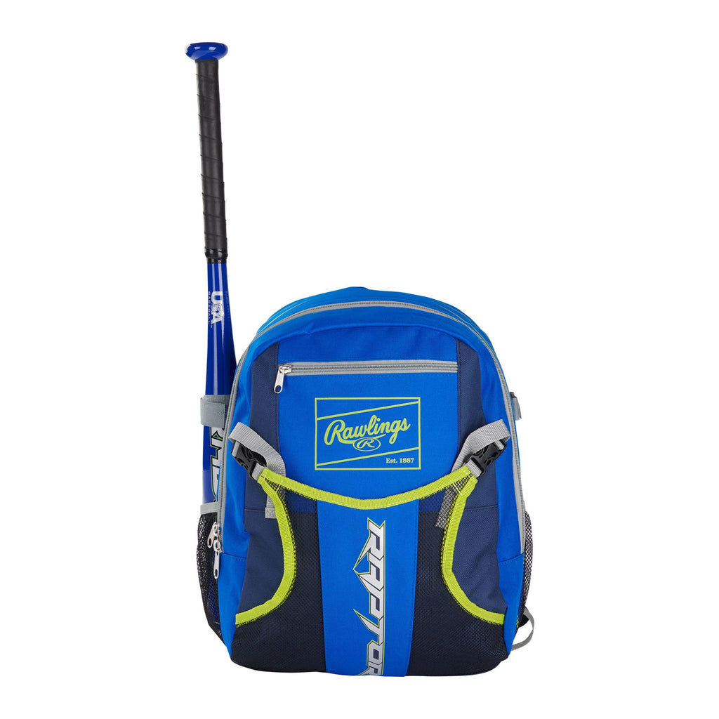 Backpack Mochila Beisbol Softbol Rawlings Raptor Infantil