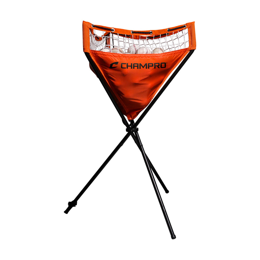 Contenedor Pelotas Beisbol Softbol  Caddy Champro NB33 Naranja