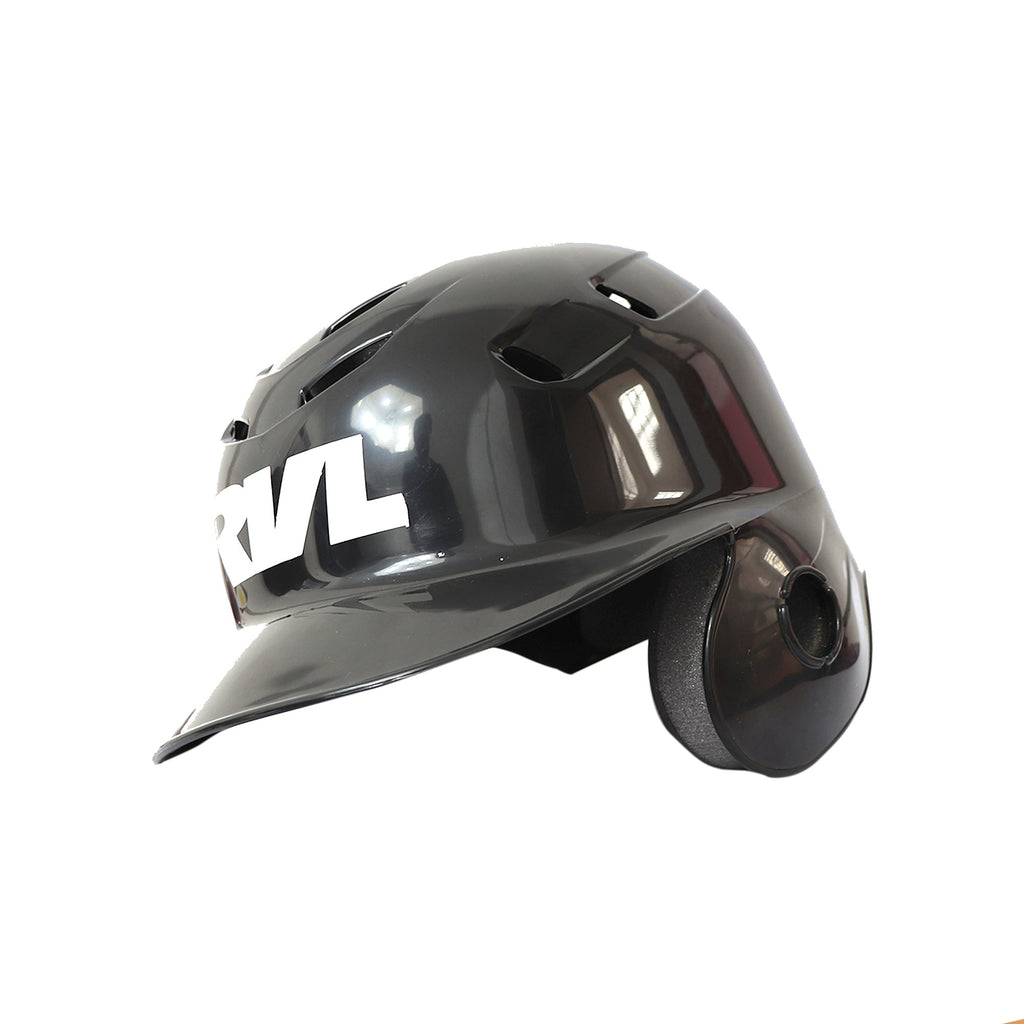 Casco Beisbol RVL Una Oreja Negro ADULTO