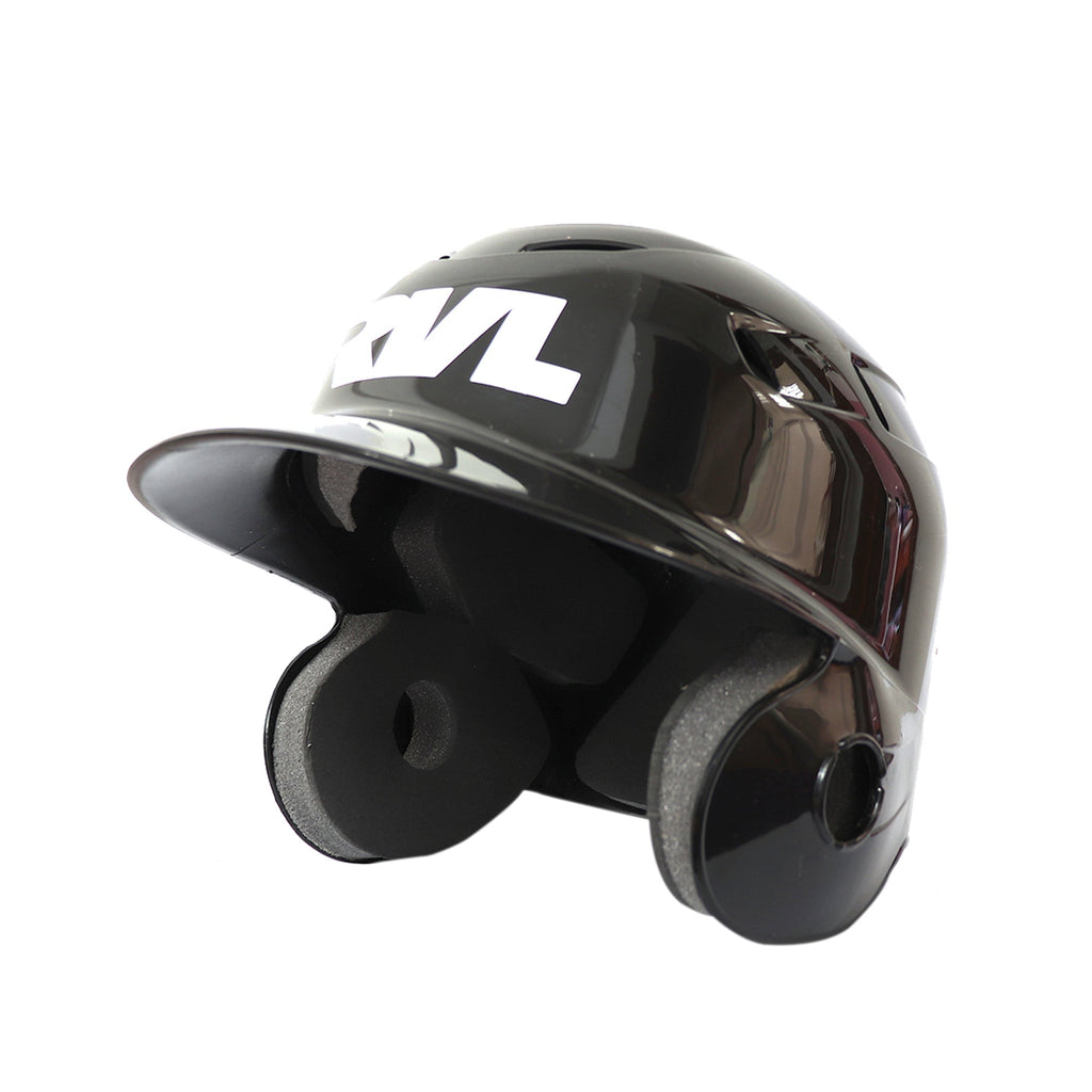Casco Beisbol RVL Doble Oreja Negro ADULTO