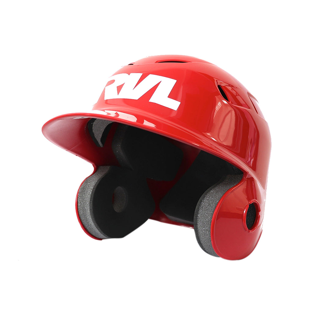 Casco Beisbol RVL Doble Oreja Rojo ADULTO