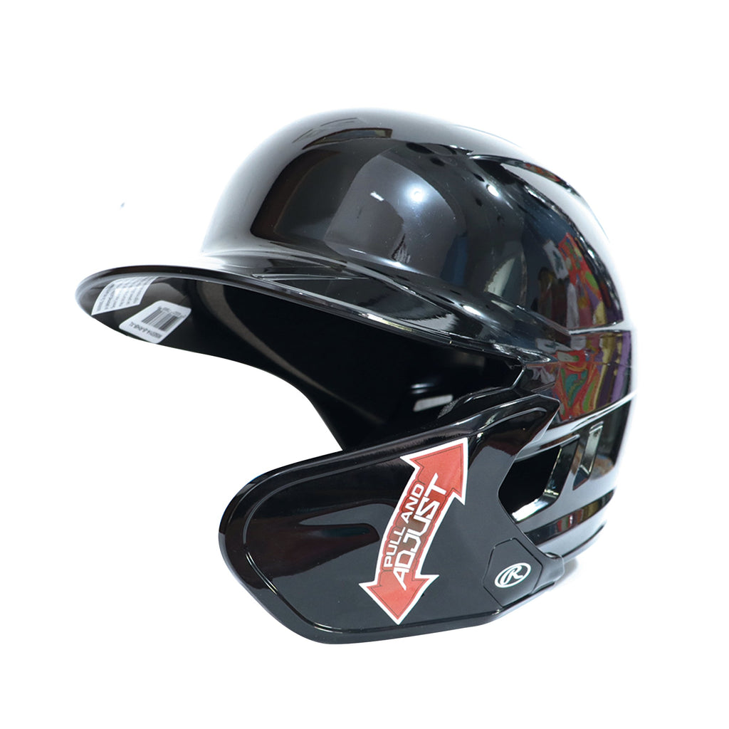 Casco Beisbol Rawlings Mach Negro Derecho Con Integración ADULTO