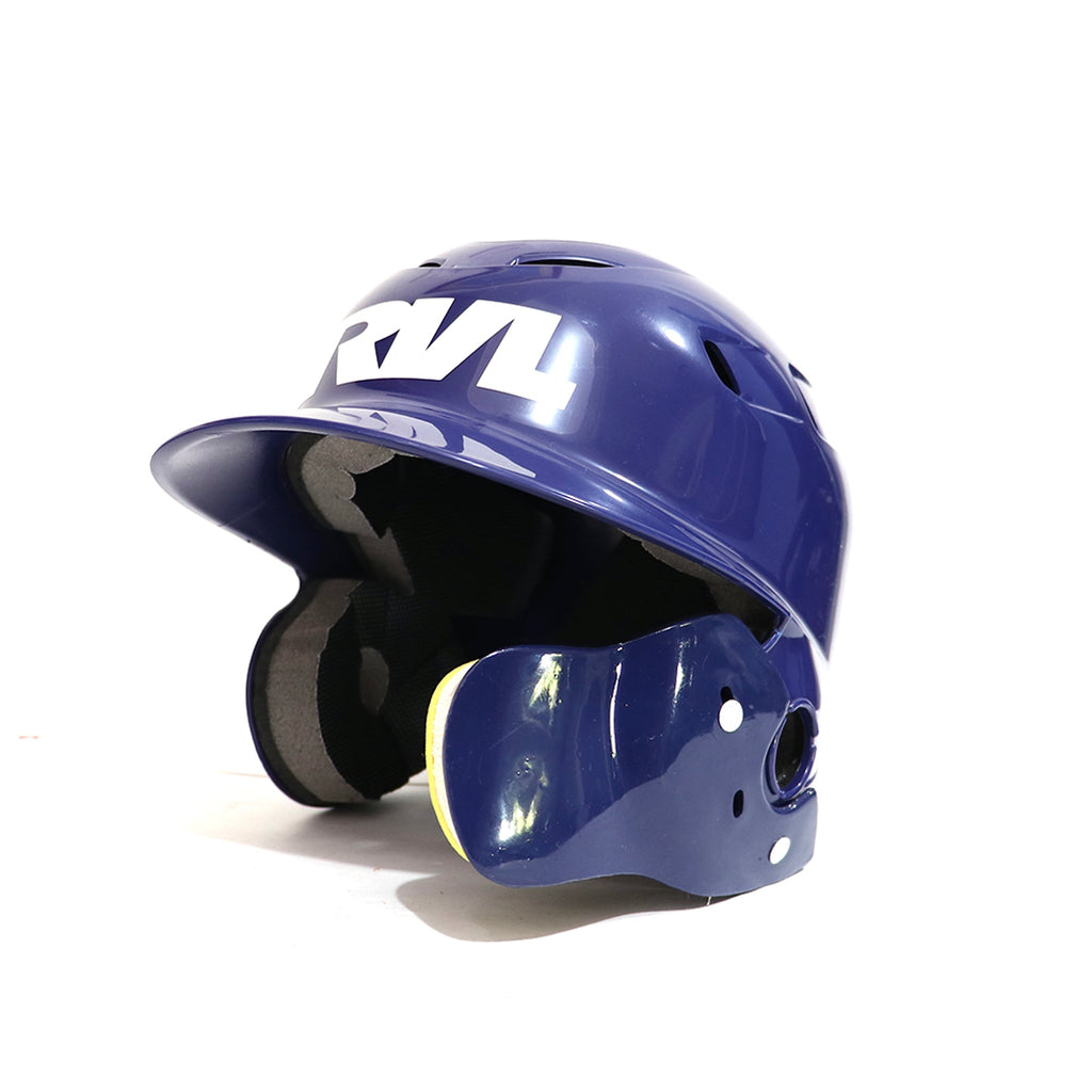 Casco Beisbol RVL Doble Oreja Marino Con Protector Mandíbula ADULTO