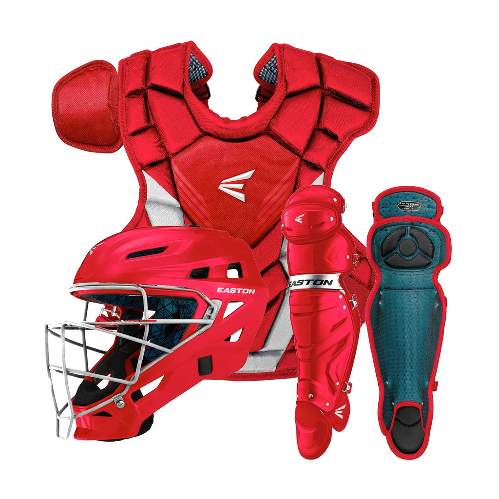 Arreos Equipo Catcher Beisbol Easton Gametime Rojo Adulto