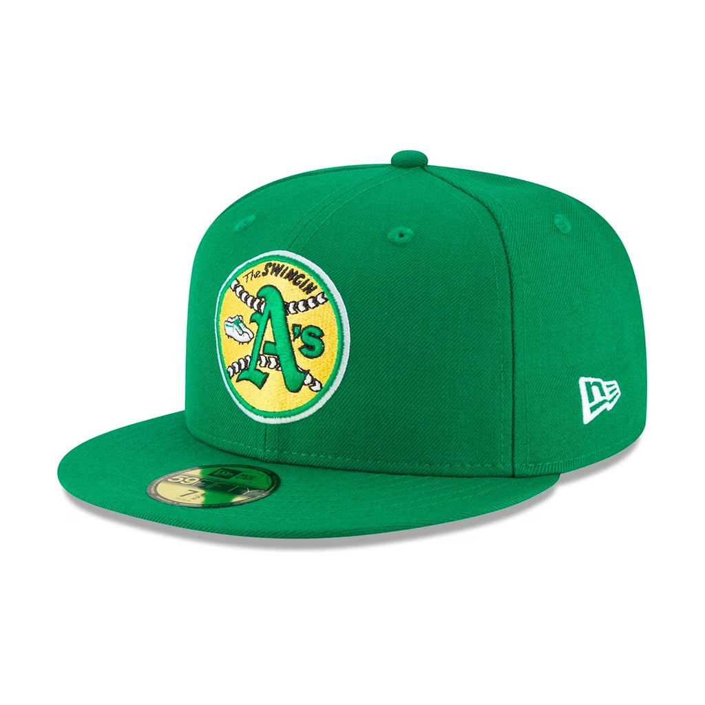 Gorra Beisbol Softbol New Era Atleticos Oakland 59Fifty Verde