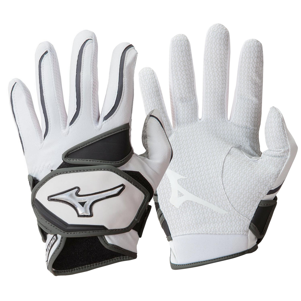 Guanteletas Mizuno Nighthawk FP Softbol Blanco Negro DAMA