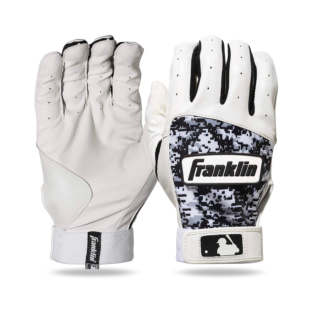 Guanteletas Beisbol Franklin Digitek Camu Blanco Negro INFANTIL