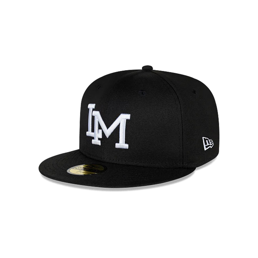 Gorra Beisbol Softbol New Era Cañeros Mochis 59Fifty Negro Blanco