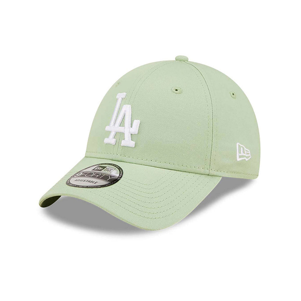 Gorra Beisbol Softbol New Era Dodgers 9 Forty Verde Blanco Ajustable