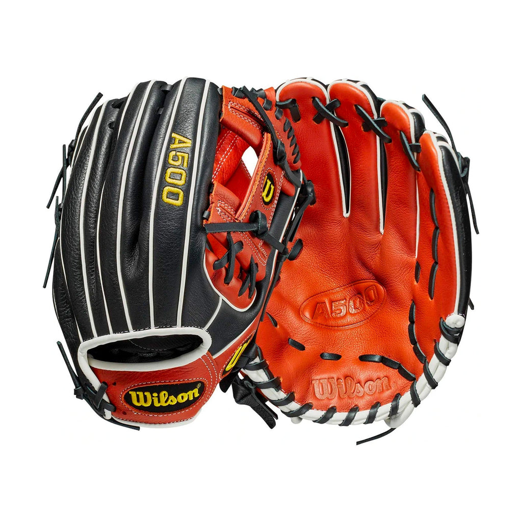 Guante Beisbol Wilson A500 Negro Cobre 11.5 in
