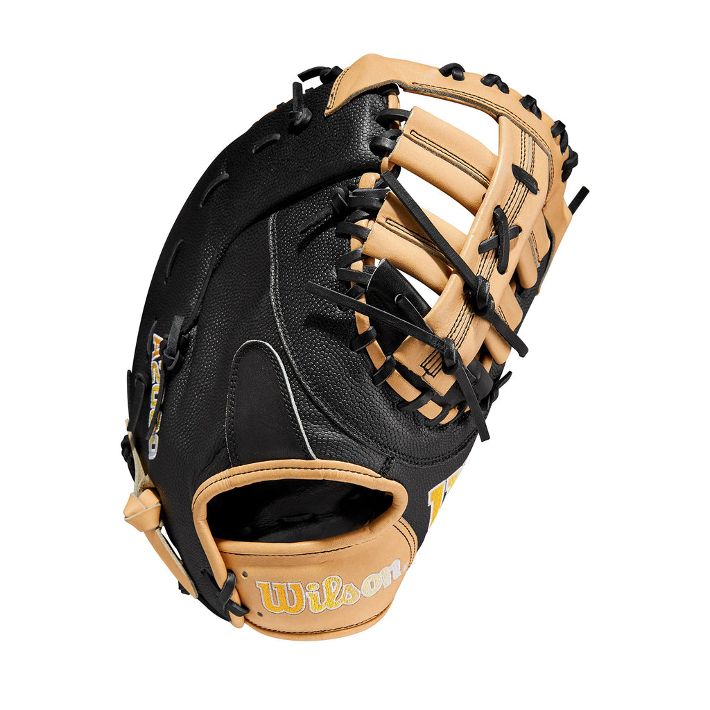 Guante Primera Base Newman Wilson A2000 1679 Pro Stock Negro Natural Adulto