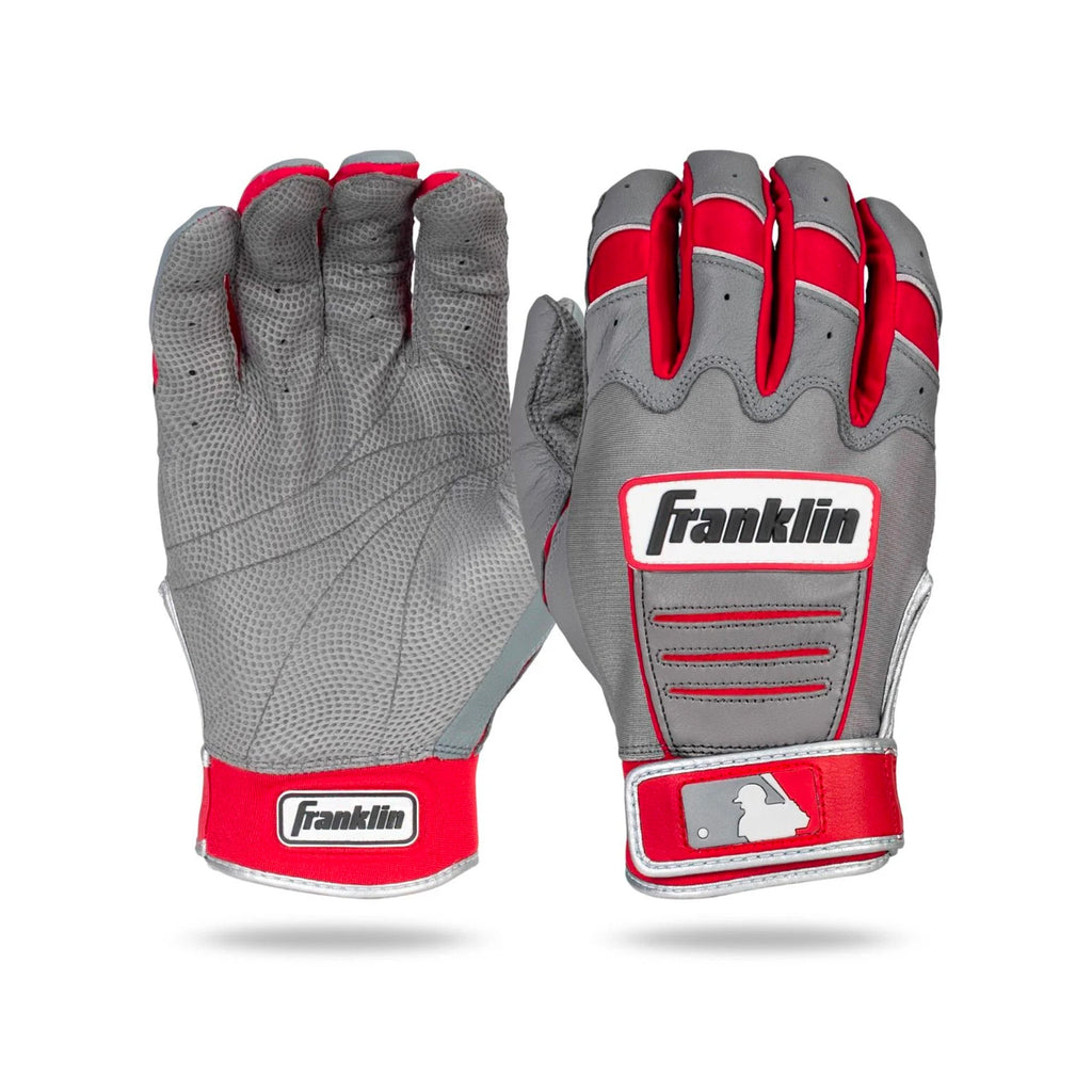 Guanteletas Beisbol Franklin CFX Pro Gris Rojo ADULTO