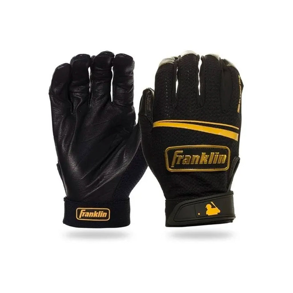 Guanteletas Beisbol Franklin Classic One LT Negro Dorado ADULTO