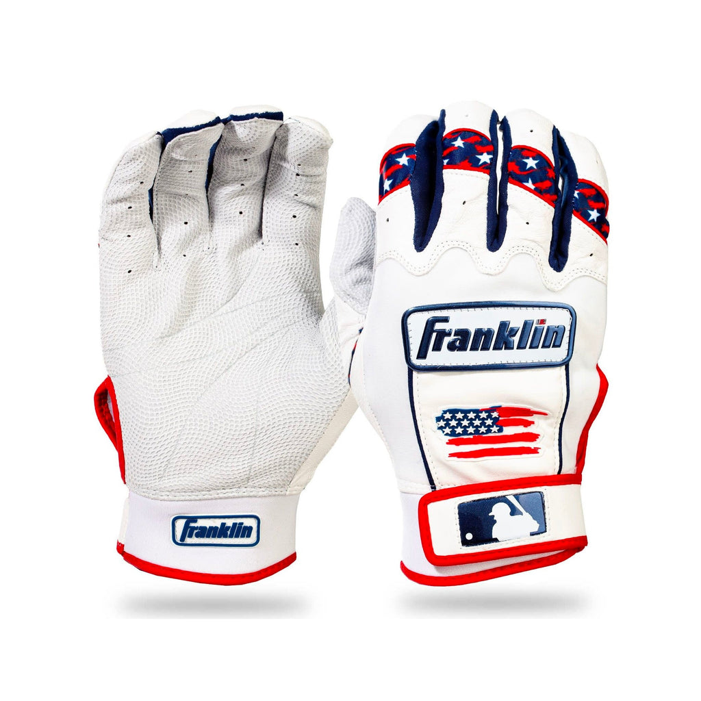 Guanteletas Beisbol Franklin Jewel Event Blanco USA ADULTO