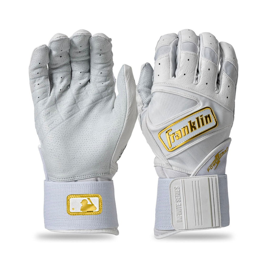 Guanteletas Beisbol Franklin Powerstrap Infinite Series Blanco ADULTO