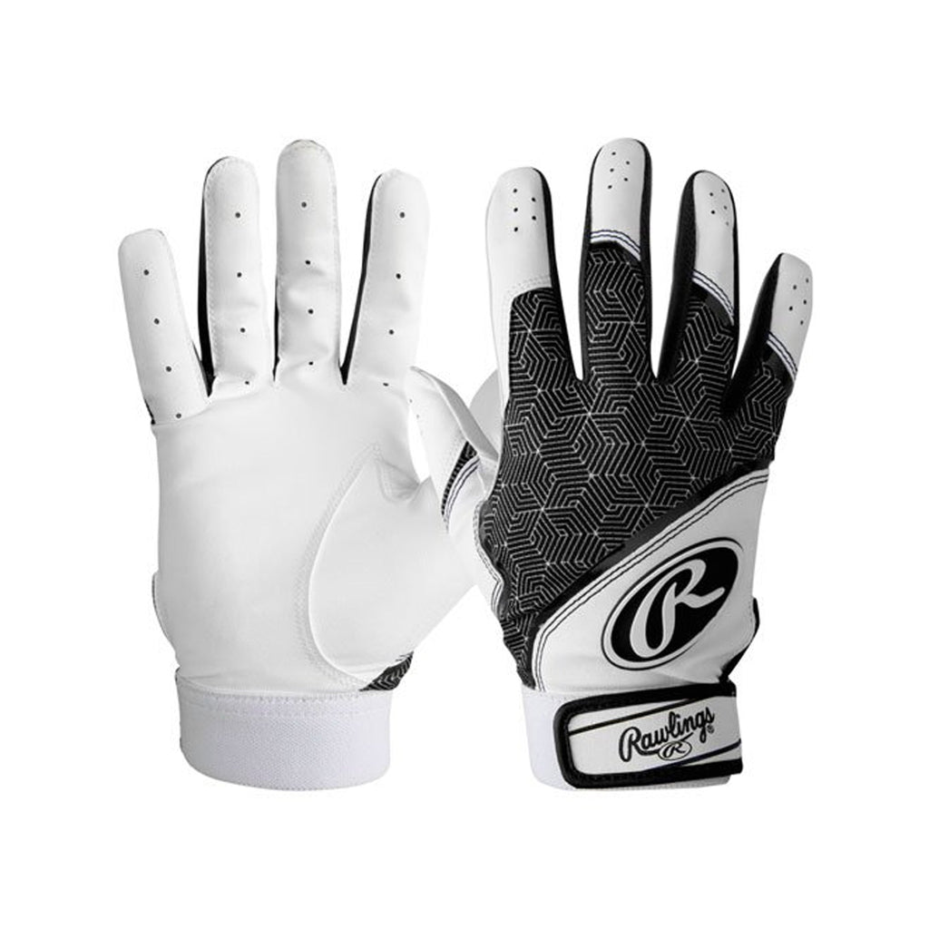 Guanteletas Beisbol Rawlings Prodigy 360 Negro Blanco ADULTO